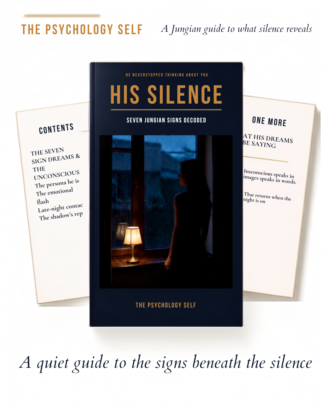 His Silence — book mockup